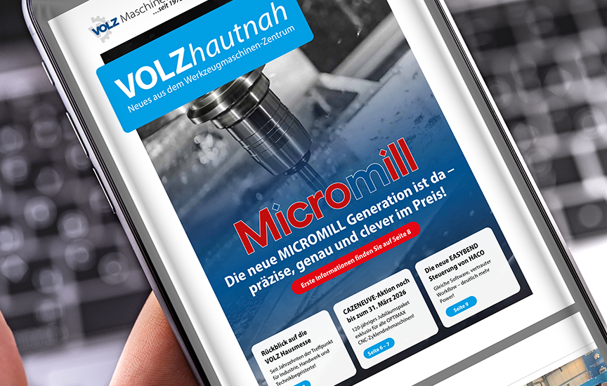 VOLZhautnah 2026 - Neues aus dem Werkzeugmaschinen-Zentrum!