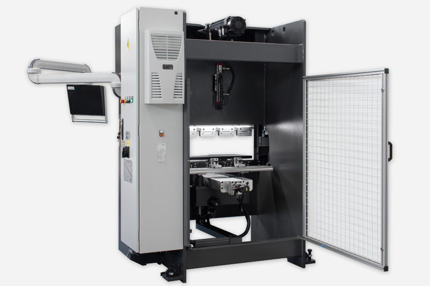 Rückraumabsicherung durch Sicherheitsgitter.