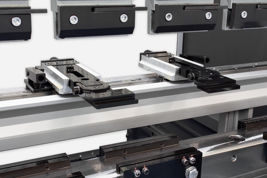 Manuelle Fingerweitenverstellung der Anschlagfinger.