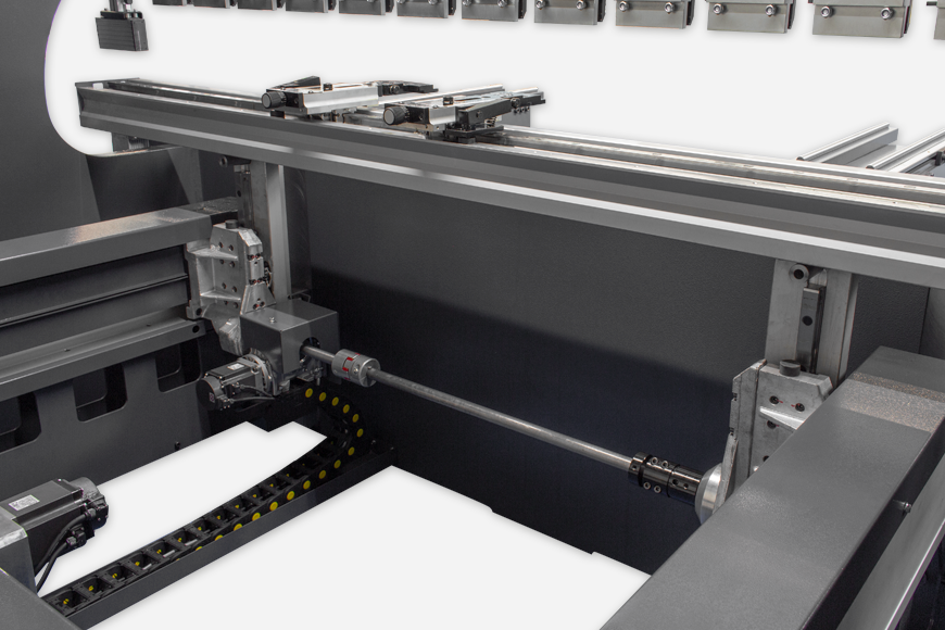 Schneller Hinteranschlag (X / R) mit zwei Anschlagfingern.