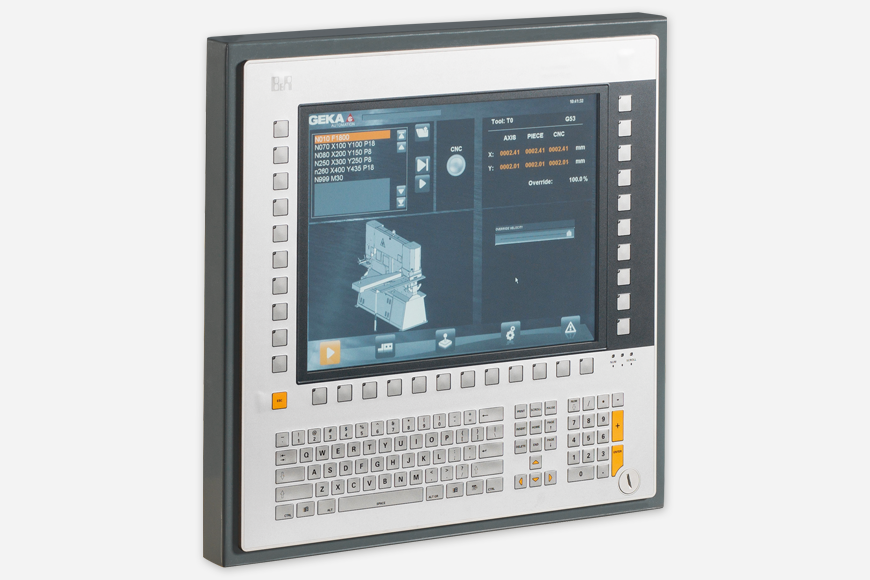 SEMIPAXY CNC-Handlingsystem mit Touchscreen Steuerung (Option).