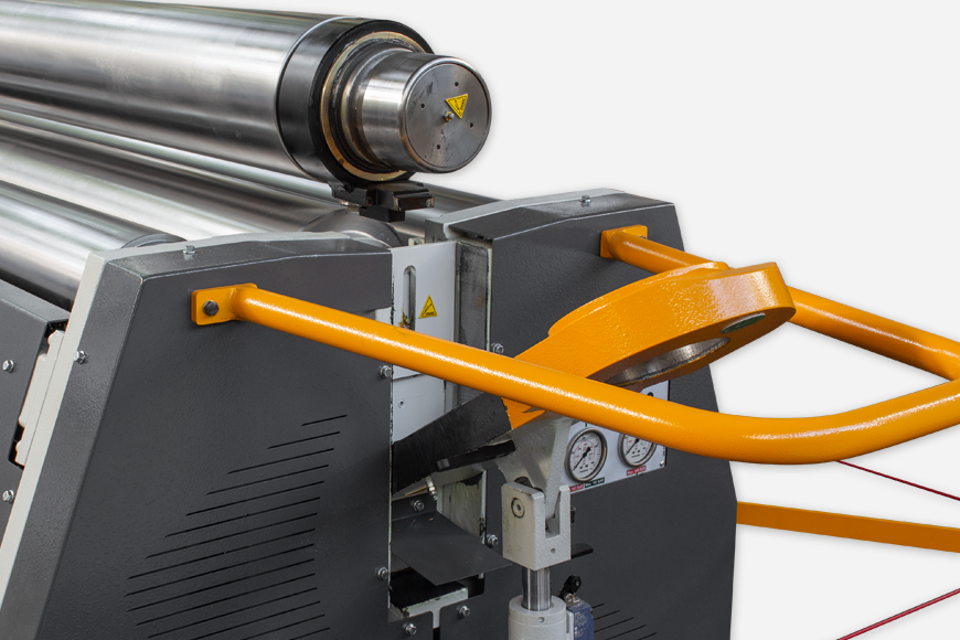 Klapplager Hydraulisches Klapplager zum einfachen Entnehmen der Produkte.