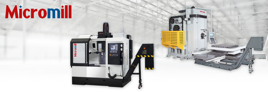 MICROMILL Werkzeugmaschinen-Hersteller für CNC-Vertikal-Bearbeitungszentren und CNC-Horizontal-Fräs-Bohrwerke