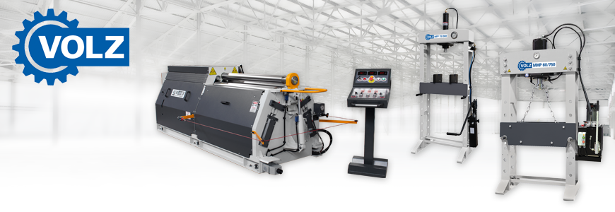 VOLZ Handelsmarke für diverse Werkzeug- und Blechbearbeitungsmaschinen