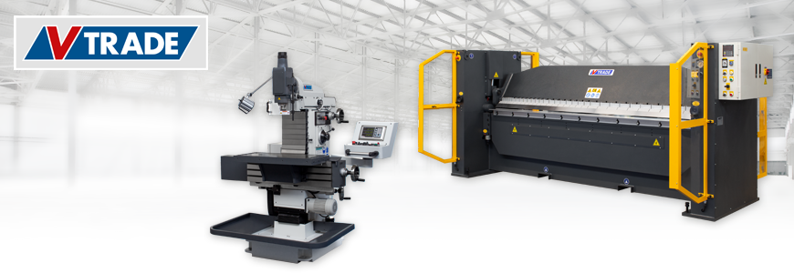 V-TRADE Handelsmarke für diverse Werkzeug- und Blechbearbeitungsmaschinen