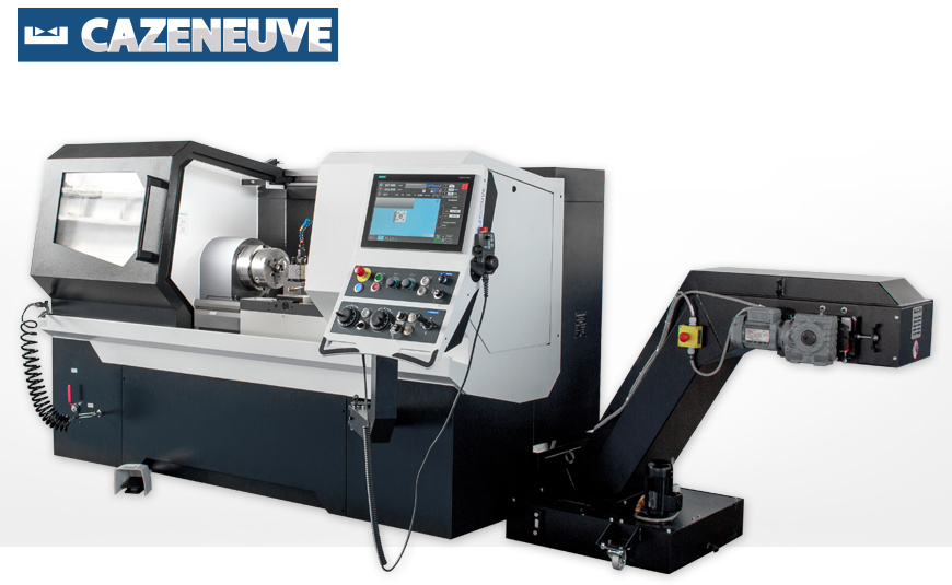 CNC-Zyklendrehmaschine CAZENEUVE OPTIMAX 360 CNC-Zyklendrehmaschine CAZENEUVE OPTIMAX 360 mit umfangreicher Ausstattung.