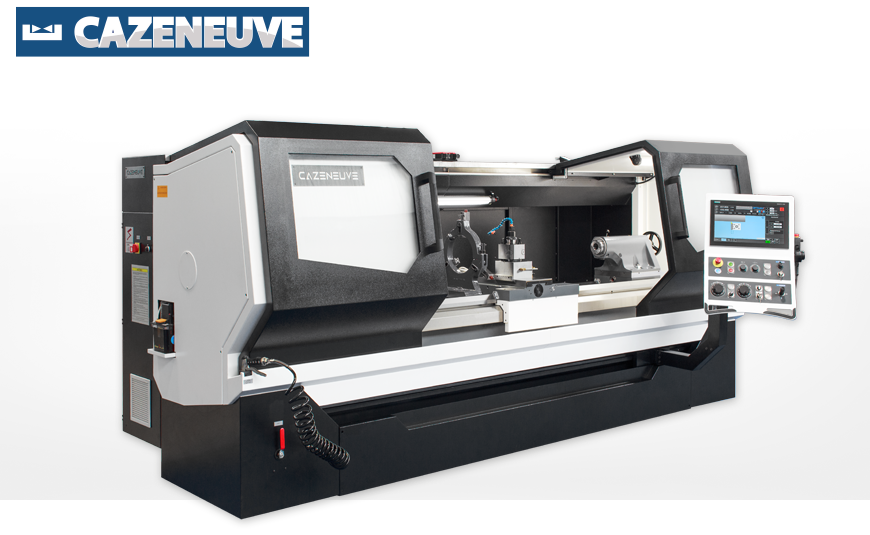 CNC-Zyklendrehmaschine CAZENEUVE OPTIMAX 590 CNC-Zyklendrehmaschine CAZENEUVE OPTIMAX 590 mit OPTIMAX³ Steuerung auf SIEMENS Basis.