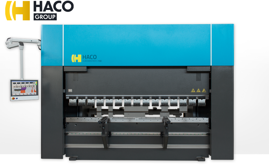 CNC-gesteuerte Abkantpresse HACO EUROMASTER S 30200 mit 2D Steuerung