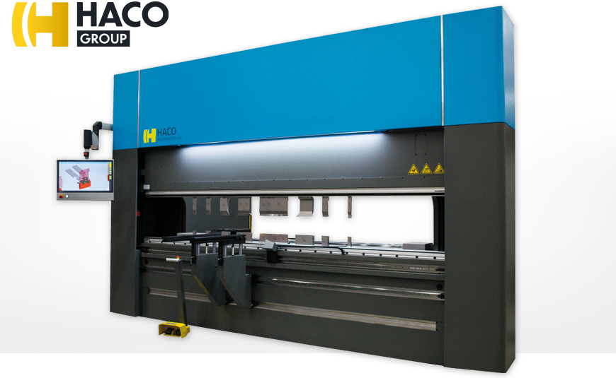 CNC-Abkantpressen HACO PRESSMASTER mit FASTBEND 3D MultiTouch-Grafiksteuerung