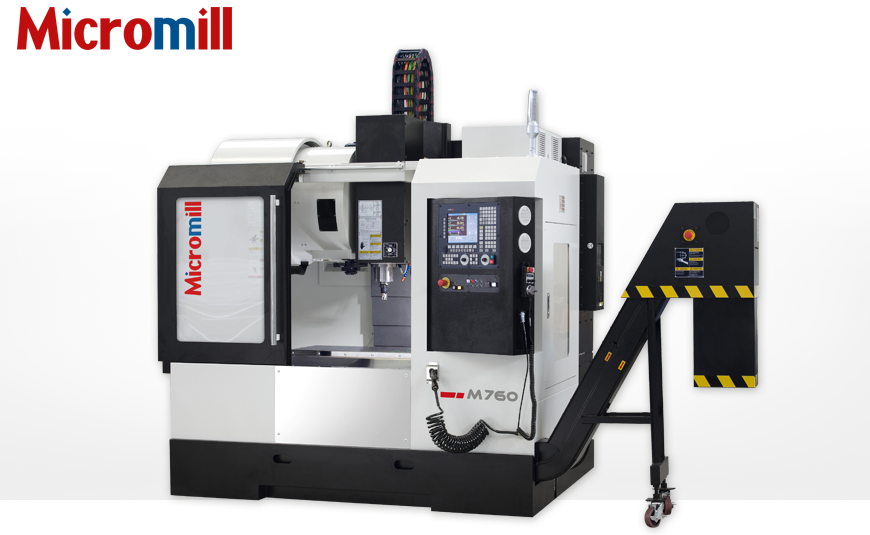 CNC-gesteuerte Bearbeitungszentren MICROMILL M-760 / M-800 mit HEIDENHAIN oder SIEMENS CNC-Steuerung.