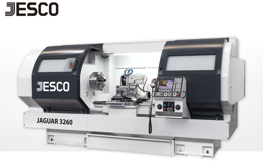 CNC-gesteuerte Zyklendrehmaschinen JESSEY JAGUAR 3200 mit SIEMENS oder FANUC CNC-Steuerung.