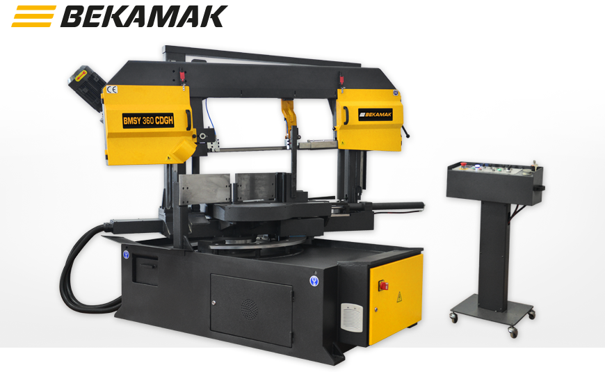 BEKA-MAK BMSY 360 CDGH Halbautomatische Horizontal-Gehrungsbandsäge BEKA-MAK BMSY 360 CDGH mit hydraulischer Klemmung