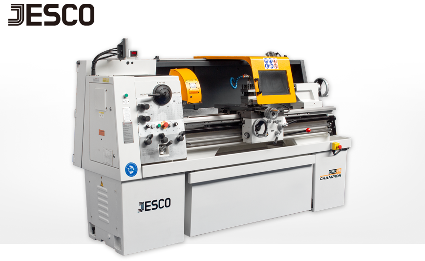 Präzisions-Drehmaschine JESSEY CHAMPION 1550 VS mit 3-Achsen Digitalanzeige - sofort ab Lager lieferbar!