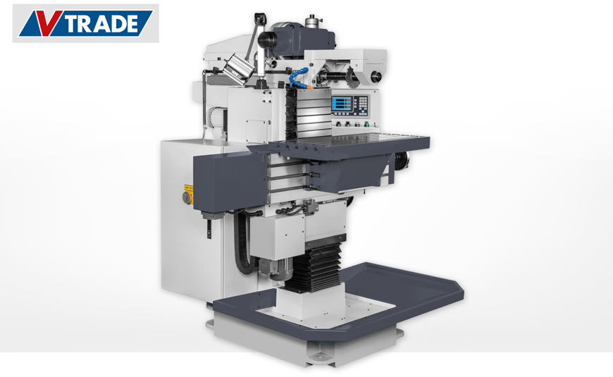 Werkzeugfräsmaschine V-TRADE WZ 420 mit serienmäßiger Horizontal-Fräseinrichtung